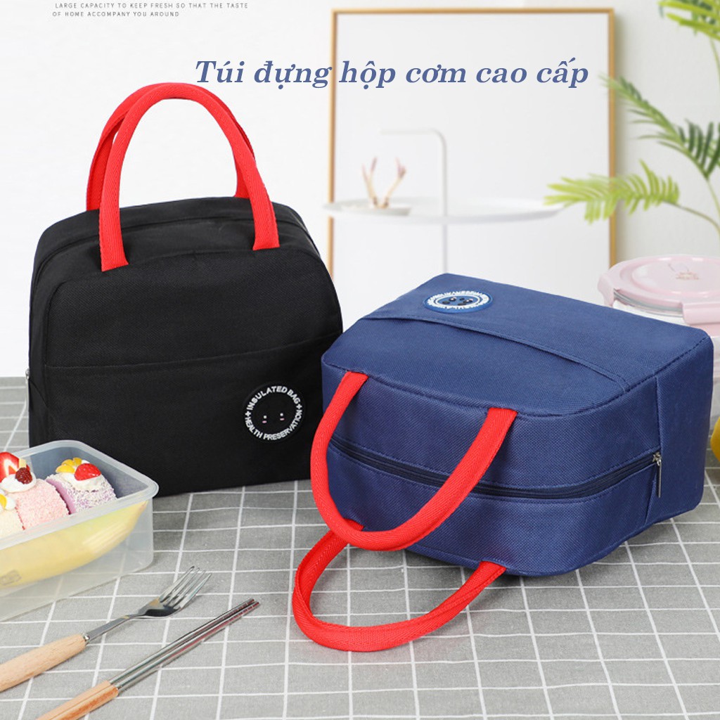 TÚI ĐỰNG HỘP CƠM GIỮ NHIỆT CAO CẤP LUNCH BAG - HV Store 423