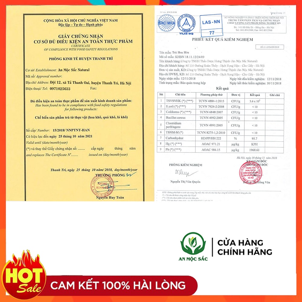 ✅[THƯỢNG HẠNG] Trà Hoa Hòe Sấy Khô Nguyên Nụ Tự Nhiên An Mộc Sắc