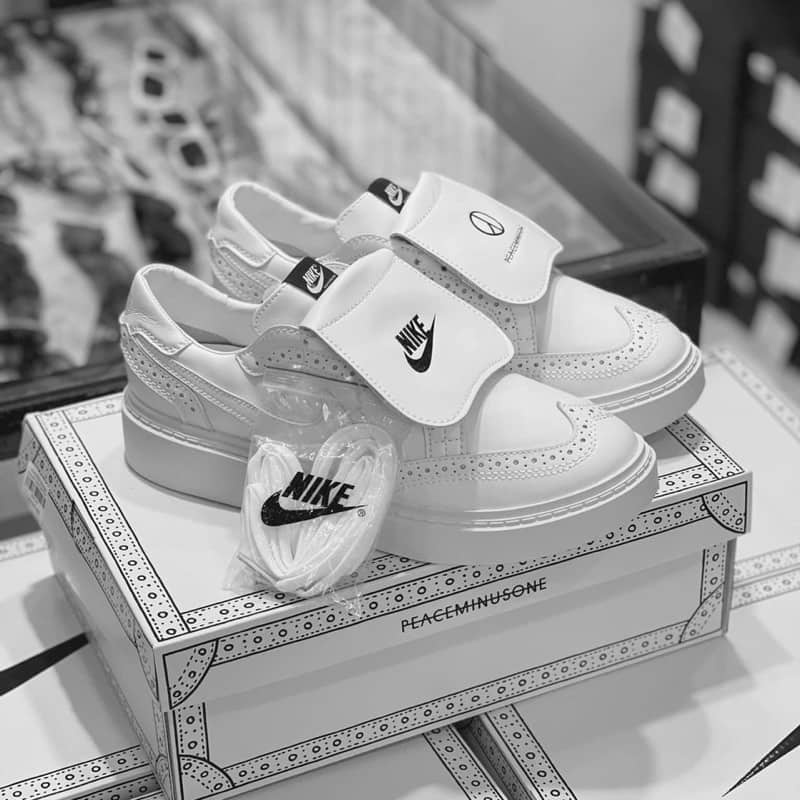 Giày Sneakers KWONDO_1 X FEACEMINUSONE, Giầy thể thao, Giầy nam Bản Hoa Cúc Mẫu giày đế cao tôn dáng dễ phối đồ full Box