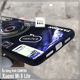 Ốp lưng Xiaomi Mi 8 Lite dẻo bóng hình Camera