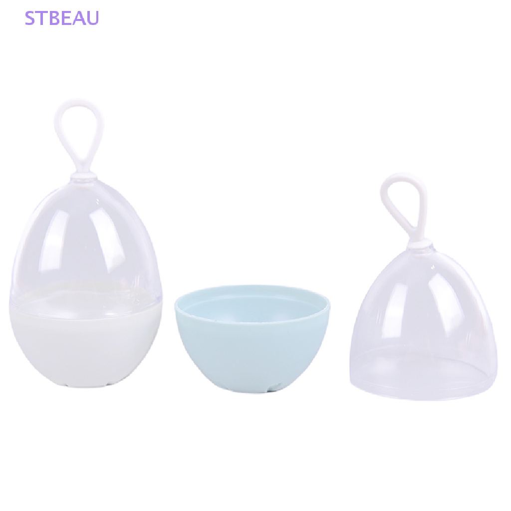 Hộp Đựng Mút Trang Điểm Hình Trứng Thoáng Khí Chống Ẩm Mốc