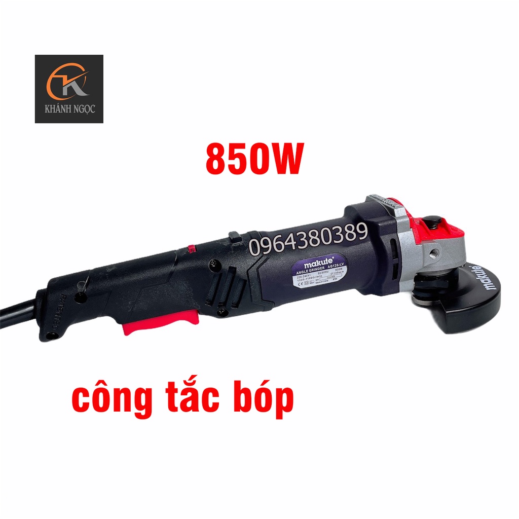 Máy cắt cầm tay, máy mài góc MAKUTE AG016-LV đuôi dài 6 tốc độ