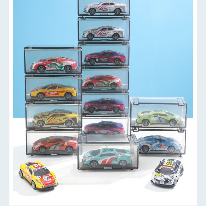 Hộp mica trưng bày và bảo vệ xe mô hình 1:64 - Sun Bear