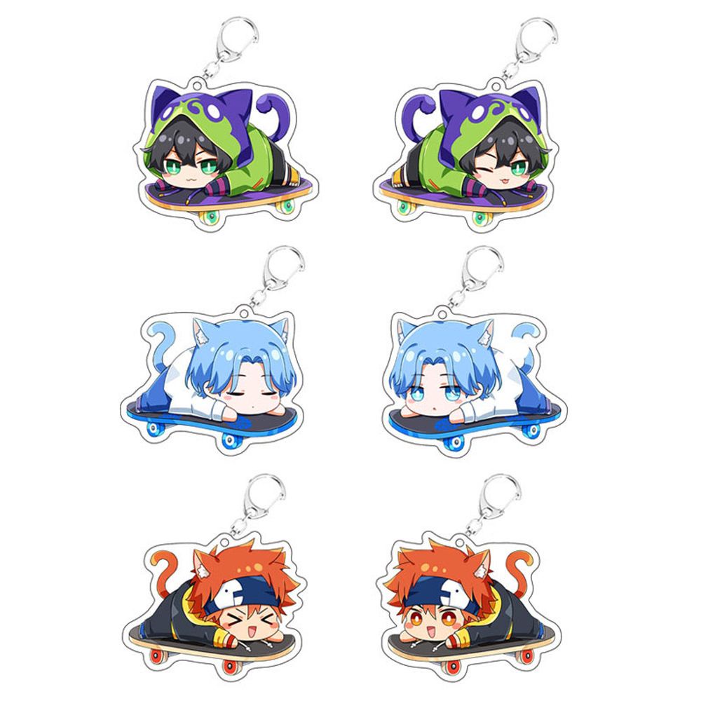 Móc khóa acrylic hoạt hình SK8 Miya REKI sưu tập cosplay anime 2 mặt diy