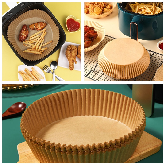 Set 50 Giấy Thấm Dầu Không Dính 16cm Tiện Dụng Cho Đồ Chiên