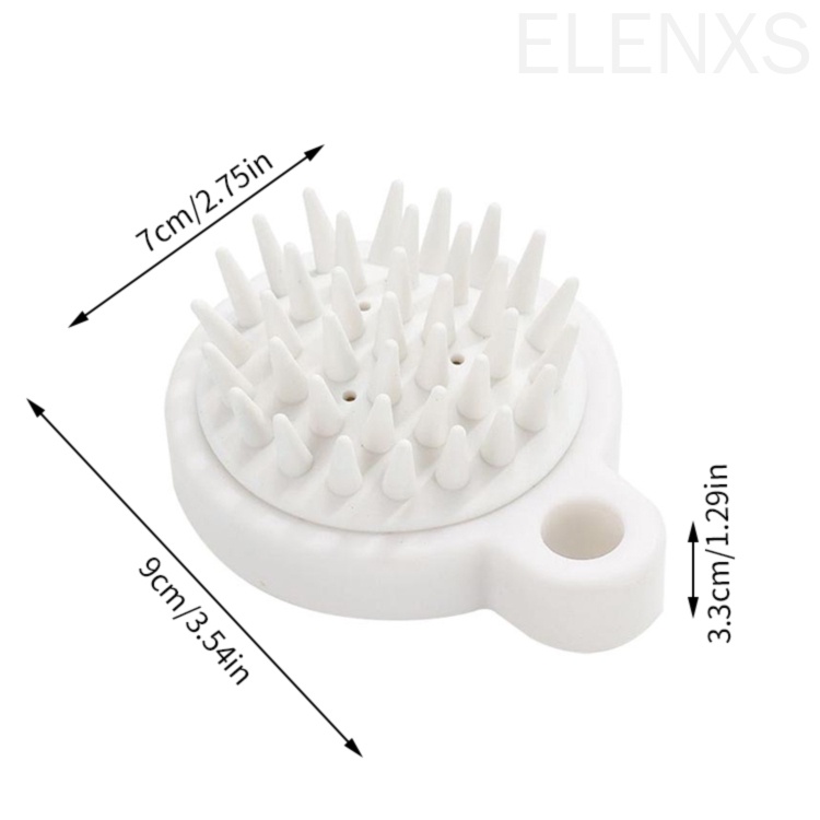 [Hàng mới về] Bàn chải silicon mềm massage da đầu cho nam nữ