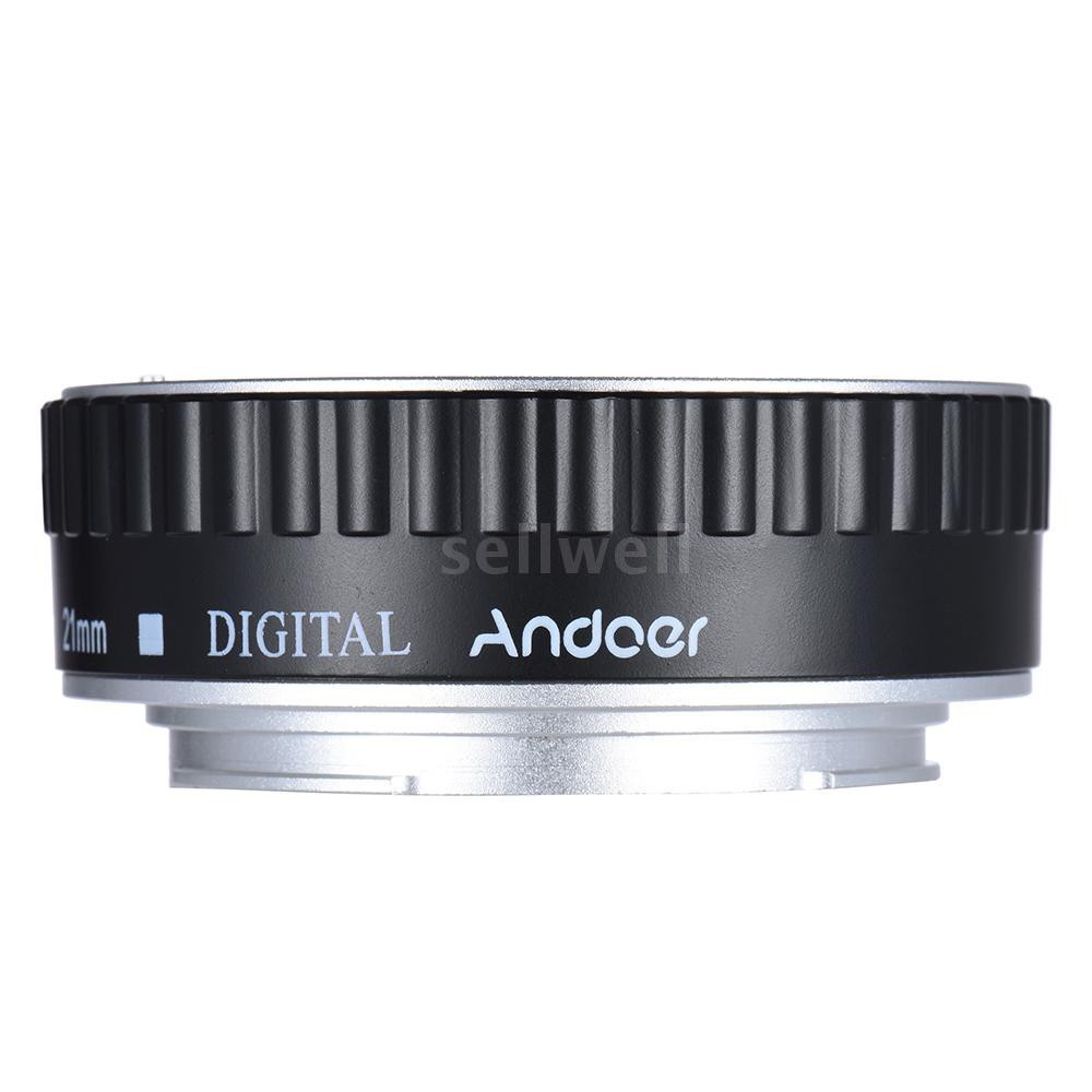Andoer Colorful Metal TTL Auto Focus AF Macro Extension Tube Ring for Canon EOS EF EF-S 60D 7D 5D II 550D Red

Features: