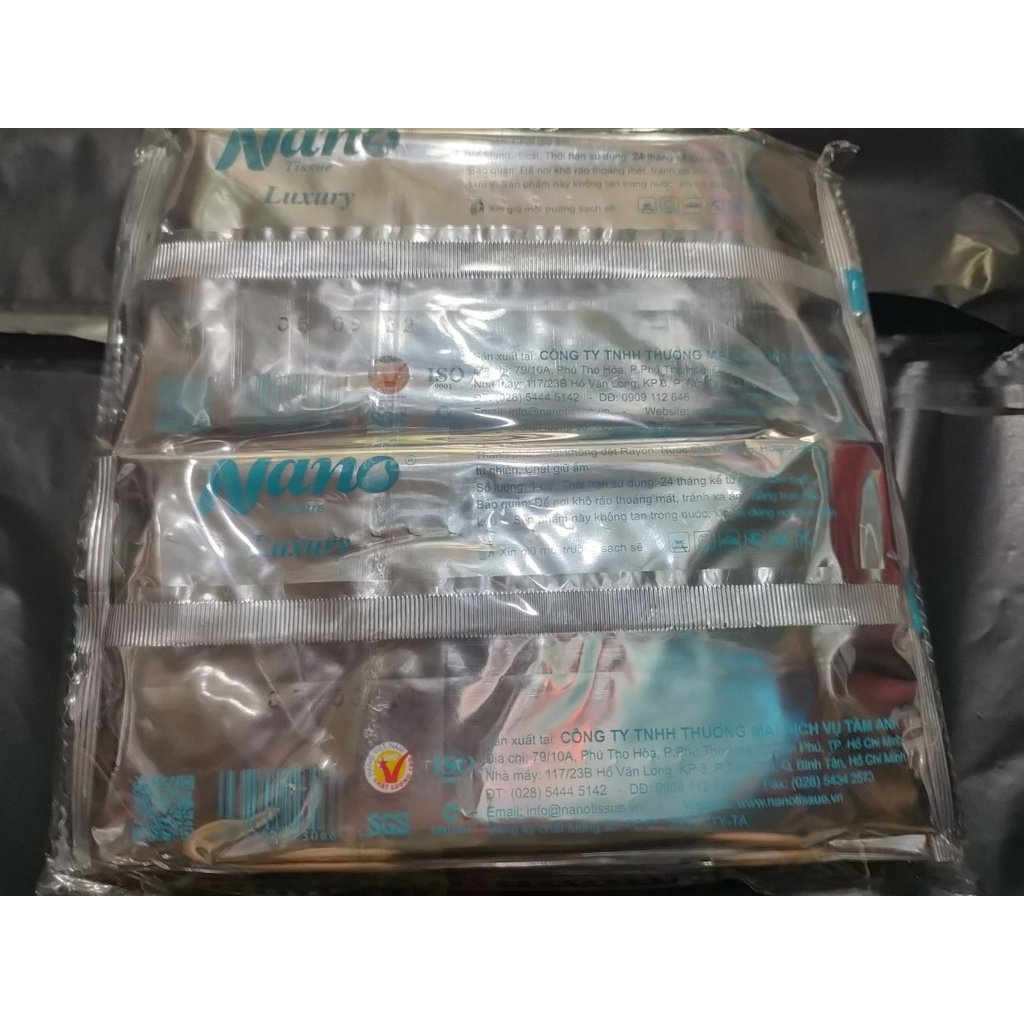Khăn lạnh cao cấp hiệu NANO 1 gói 20 cái