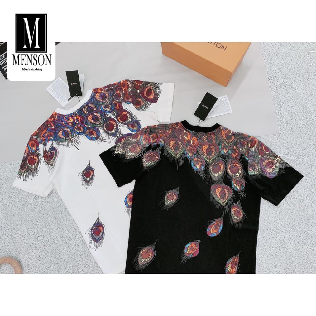⭐️SIÊU PHẨM⭐️Áo Phông Nam Cổ Tròn In Hình lông công siêu đẹp - Áo Thun Nam họa tiết đẹp chất mát mùa hè MENSON M6218 | BigBuy360 - bigbuy360.vn
