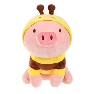 Gấu bông heo con áo con Ong