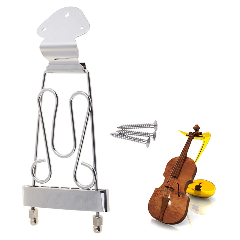 Cầu Đàn 6 Dây Ngắn Kèm Ốc Vít Chuyên Dụng Cho Guitar Bass