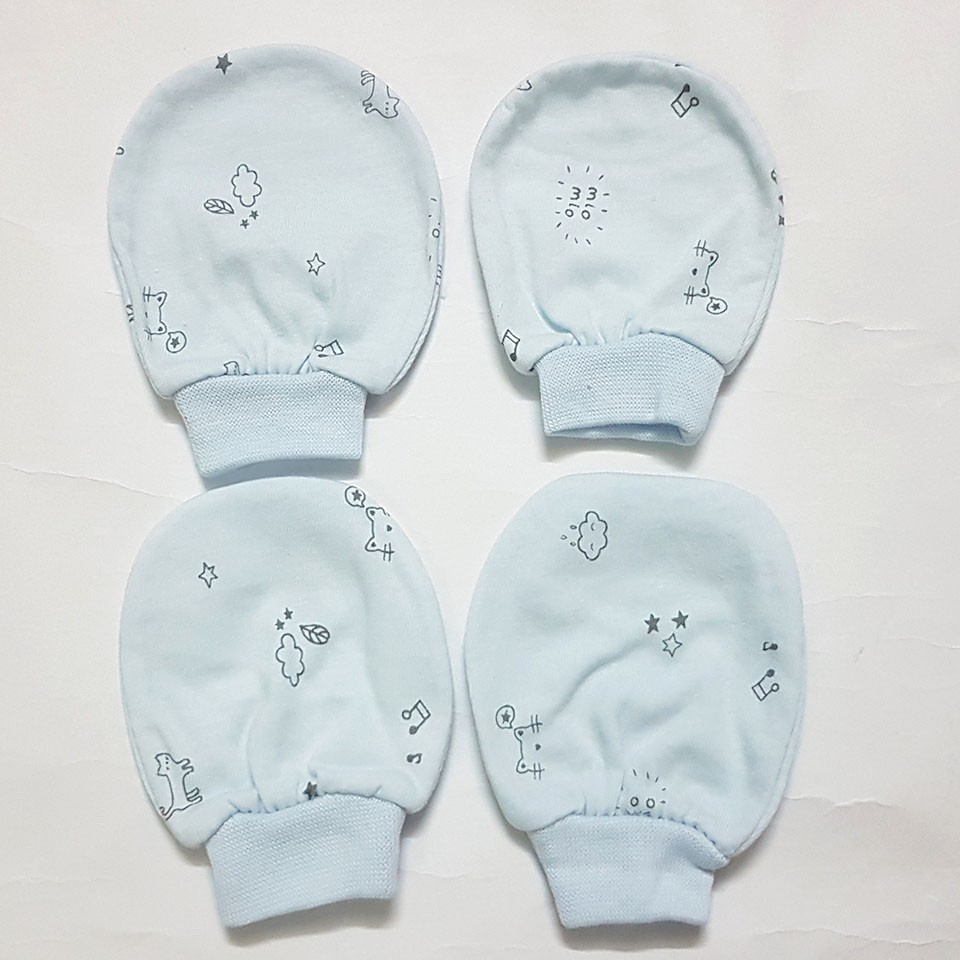 SET 2 Đôi Bao Tay MioMio Cotton Cho Bé Sơ Sinh - Mio Việt Nam