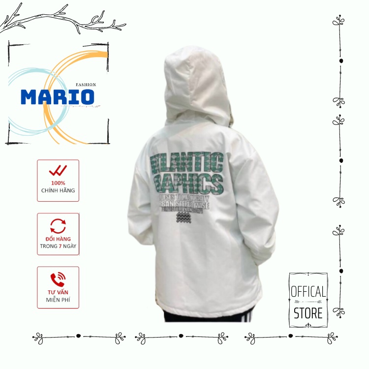 Áo Khoác Dù Chống Nắng Phong Cách Unisex Form Rộng RAP