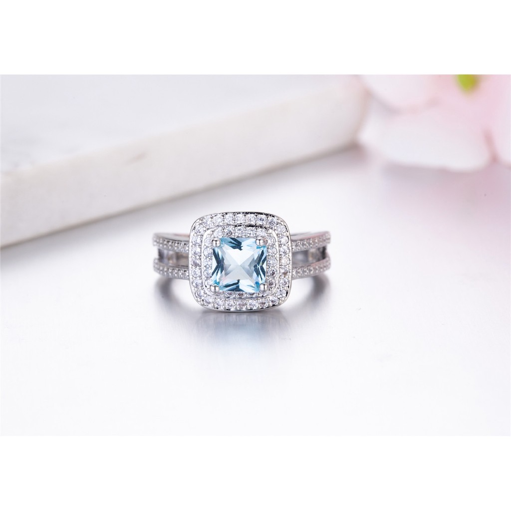 Nhẫn Đeo Tay Kim Loại Đính Đá Lấp Lánh Thời Trang Nữ