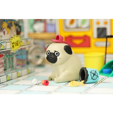 Đồ Chơi Nghệ Thuật pop mart popmart wu huang Và bazaar Màu Đen Hàng Ngày