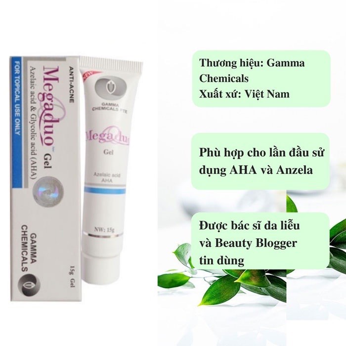 Gel Giảm Mụn thâm MegaDou Gel AHA 15g | BigBuy360 - bigbuy360.vn