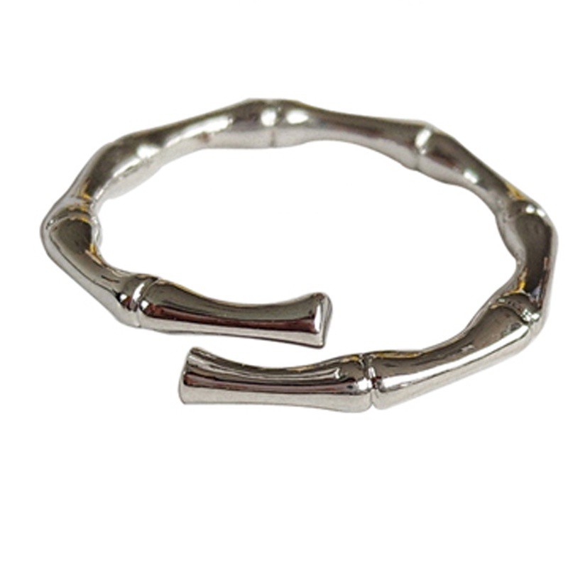 Nhẫn Hở Hình Đốt Tre Sáng Tạo Dễ Phối Đồ