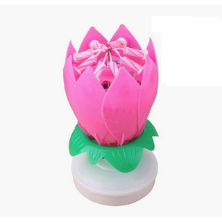 Nến xoay nở hoa phát nhạc cao cấp