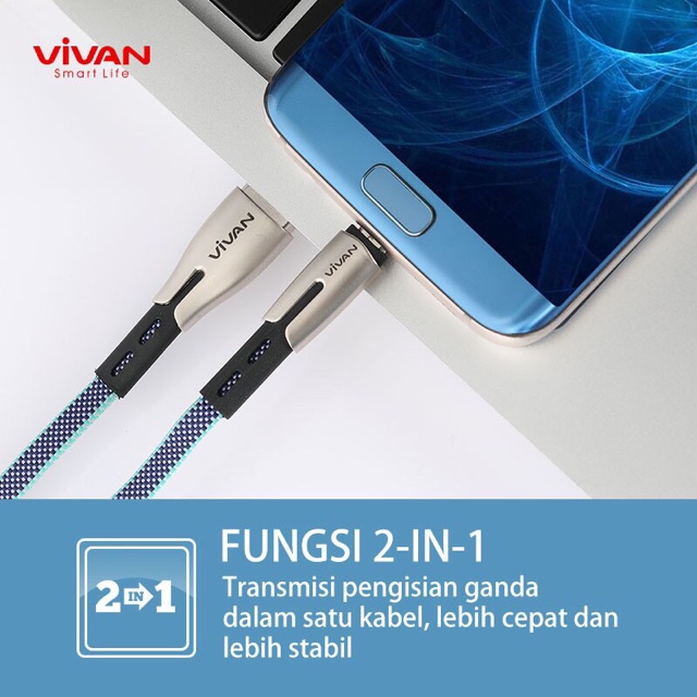 Dây Cáp Vivan Btk-M Android 2.4a 100m Micro Usb 1 Năm