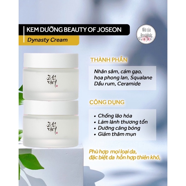 Kem dưỡng BEAUTY OF JOSEON DYNASTY Cream