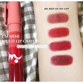 Son 4 đầu I'm Meme Multi Lip Crayon