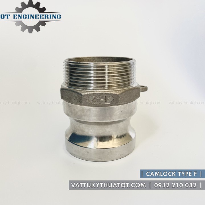 Khớp nối nhanh Camlock INOX 304 | Kiểu F | DN32,DN40,DN50