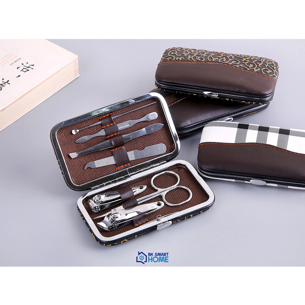 Bộ Làm móng mini bỏ túi 7 món đồ - Đồ Bấm móng bỏ túi cao cấp - Bộ làm nail combo 7 món