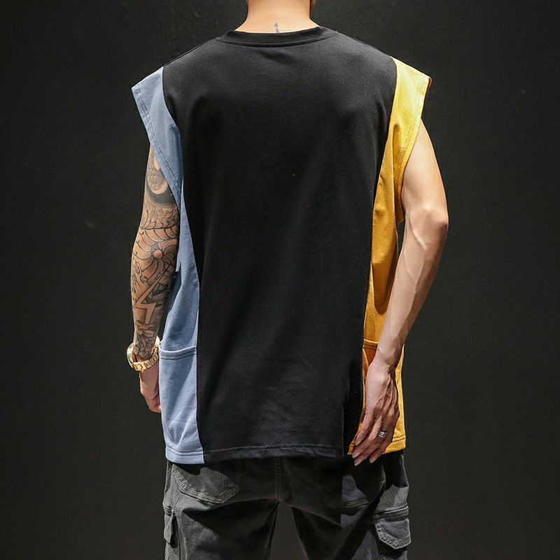 Áo Thun Ba Lỗ Thể Thao Bóng Rổ Dáng Rộng Vải Cotton Mỏng Thời Trang Mùa Hè Cho Nam