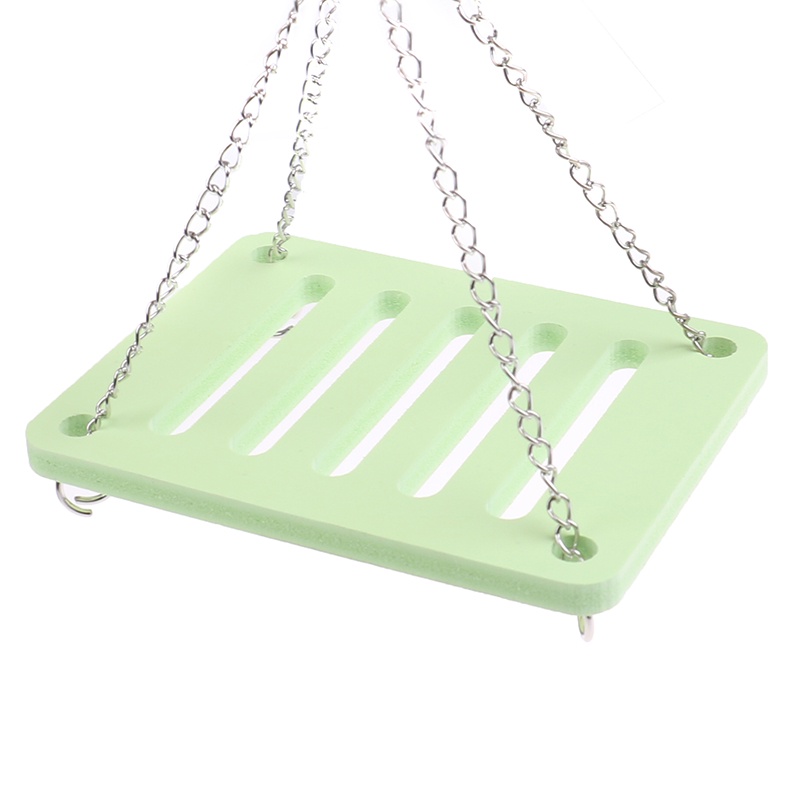 Đồ chơi xích đu luyện tập thể dục treo lồng dành cho vẹt/ chuột hamster