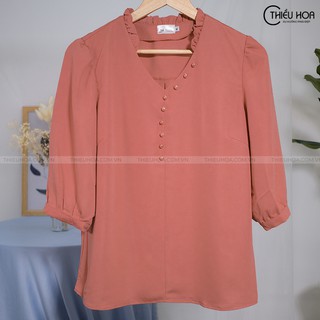 Áo Lụa Nữ Trung Niên Thái Sang Trọng A468