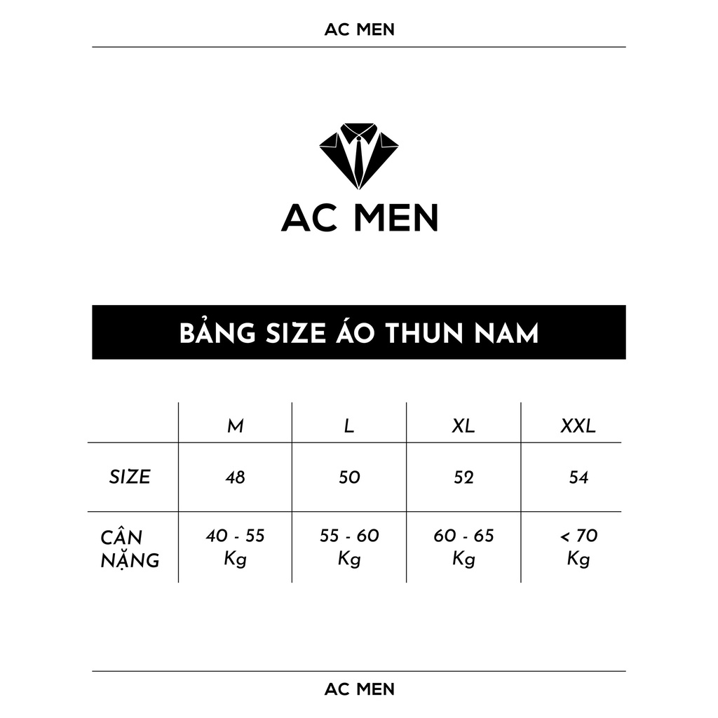 Áo Thun Nam AC MEN In Chữ BORA Chất Thun Co Giãn, Form Dáng Ôm