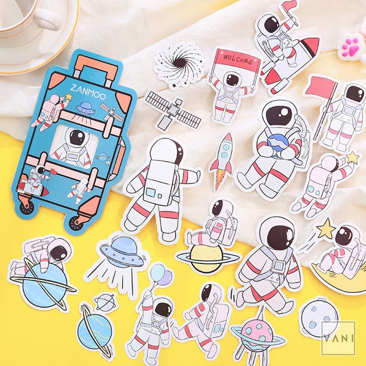 Túi Sticker Dán Decor Nhiều Hình Ngộ Nghĩnh Dễ Thương - Vani Store [VPP00155]