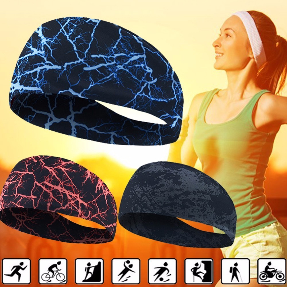 Headband  Sport Sweat itness Head  Yoga Hair Bands