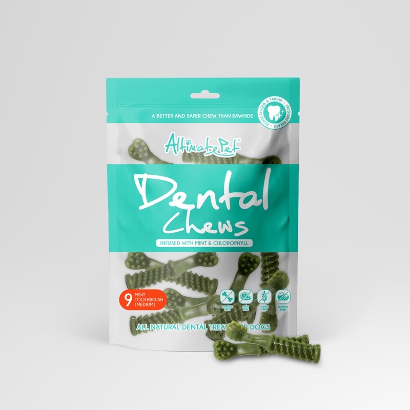 Xương gặm sạch răng Dental Chew - 9 cái bàn chải