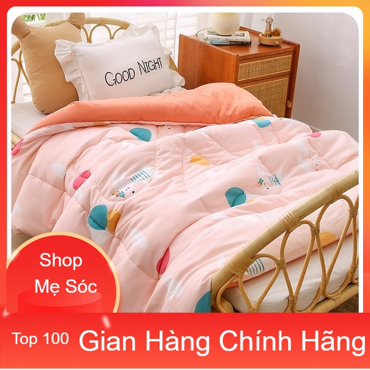 Chăn Cotton Trần Bông Siêu Nhẹ, Siêu Ấm Cho Bé Họa Tiết Đáng Yêu