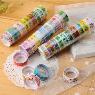 Set 10 cuộn băng keo trang trí đáng yêu đủ mẫu