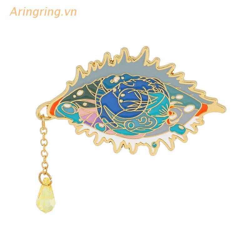 Ghim Cài Áo Hình Đôi Mắt Thiên Thần Đính Đá Thanh Lịch Dành Cho Nữ