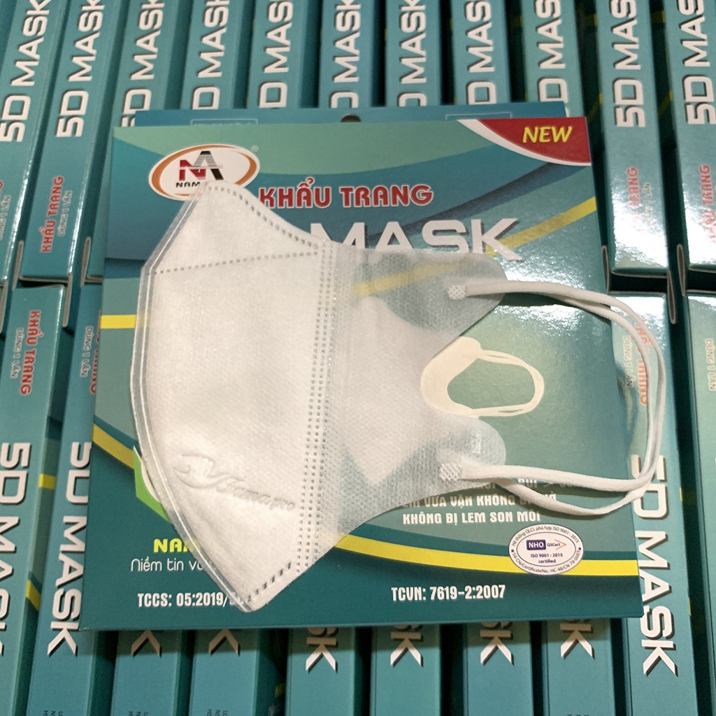 Khẩu Trang 3D Mask FAMAPRO NAM ANH Hộp 10 Cái