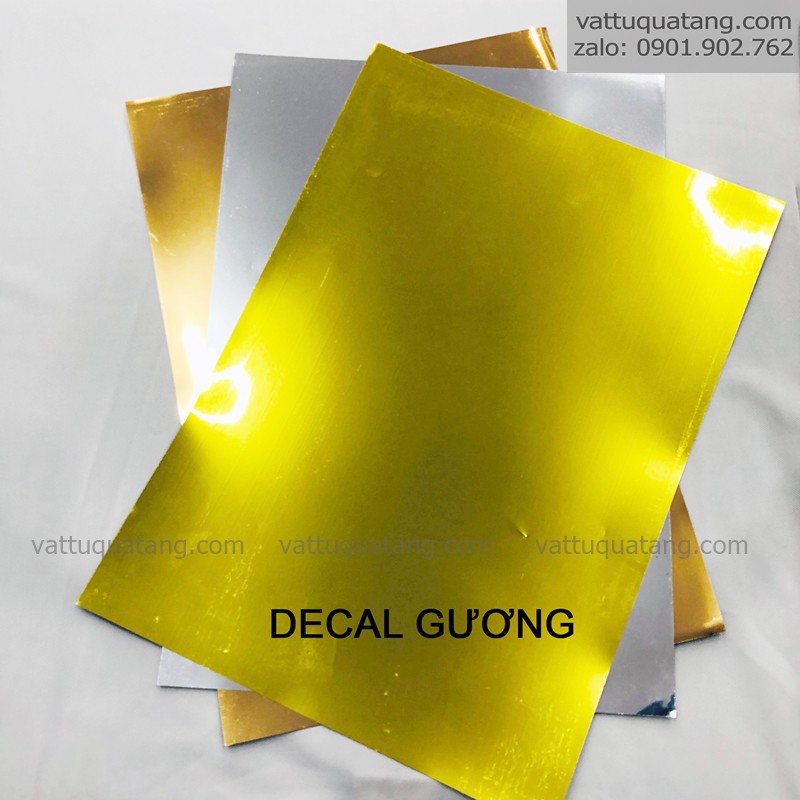 Decal 7 màu, gương, xước, bóng