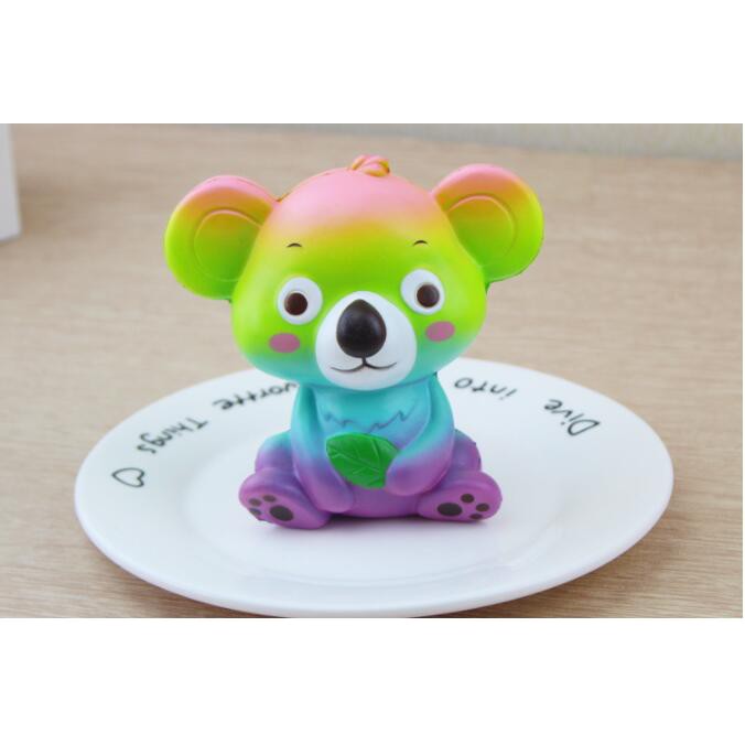 Túi Xách Thiết Kế Đơn Giản Thời Trang Cao Cấp❤️Đồ Chơi Mềm Nở Chậm Làm Từ PU Gấu Mèo Kawai