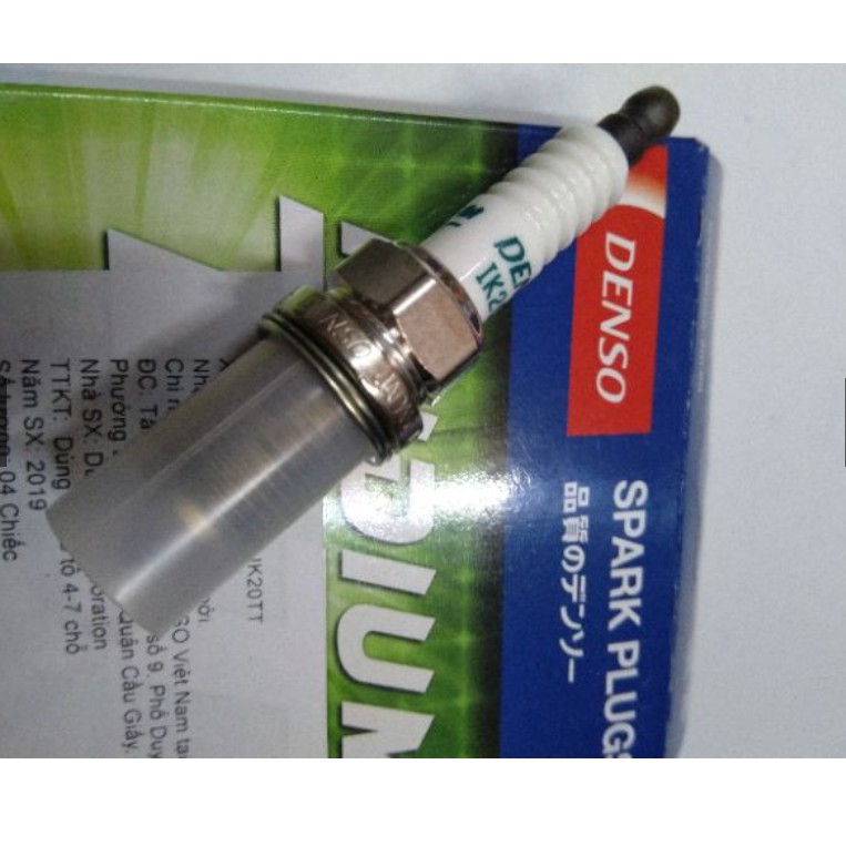Bugi Denso Iridium IK20TT - Giác 16 chân ngắn ren 14 - Giá trên 1 cái