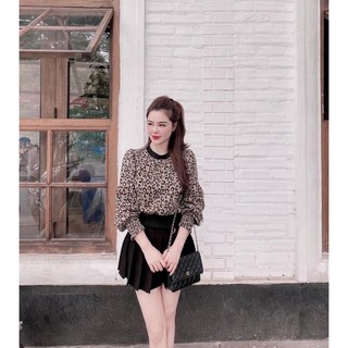 BÁN SỈ ÁO LEN DA BEO CHO NỮ