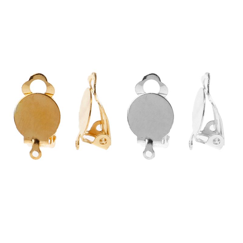 Set 50 Kẹp Tròn Làm Khuyên Tai Không Cần Khoan Lỗ