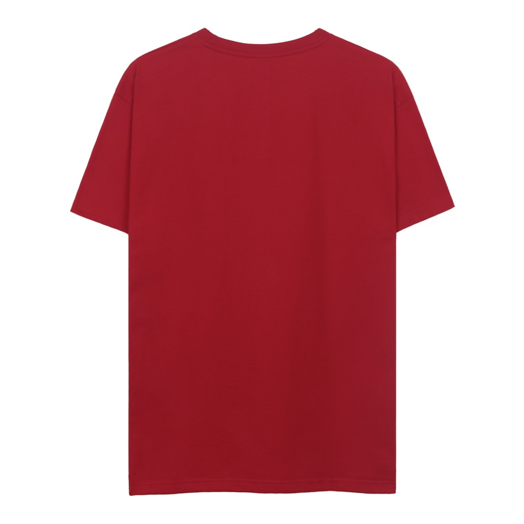Áo Thun Champion Màu Đỏ Tươi Thêu Chữ Màu Trắng Chất Liệu 100% Cotton Thoáng Mát Form Rộng Thoải Mái | BigBuy360 - bigbuy360.vn