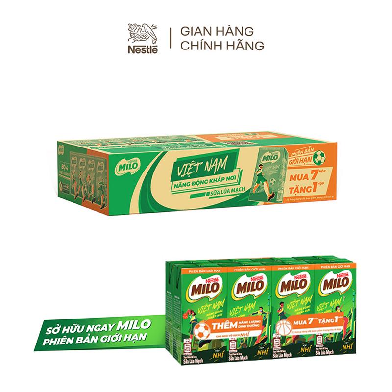 [Phiên bản giới hạn] Sữa lúa mạch Nestlé® MILO® thùng 48 hộp x 115ml