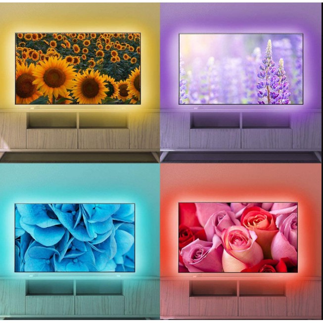 Đèn Led Trang trí 5050 RGB Đổi 16 Triệu Màu, Dài 5 Mét, Phủ Silicon Chống Nước + Keo Dán 2 Mặt Chắc Chắn | BigBuy360 - bigbuy360.vn