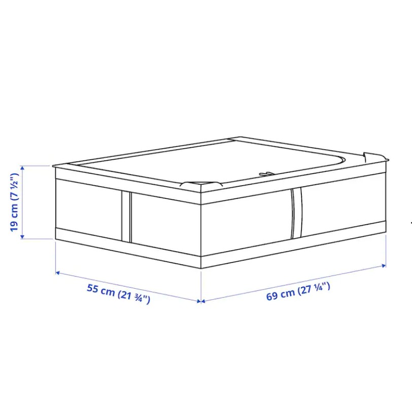 Hộp để quần áo, thùng vải đựng đồ IKEA SKUBB dùng để quần áo, chăn màn tiện lợi gọn gàng