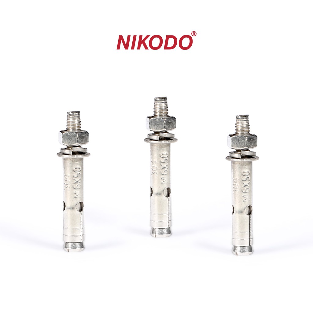 Tắc kê nở inox 304 dày, không gỉ, thi công nhà yến, công trình Nikodo