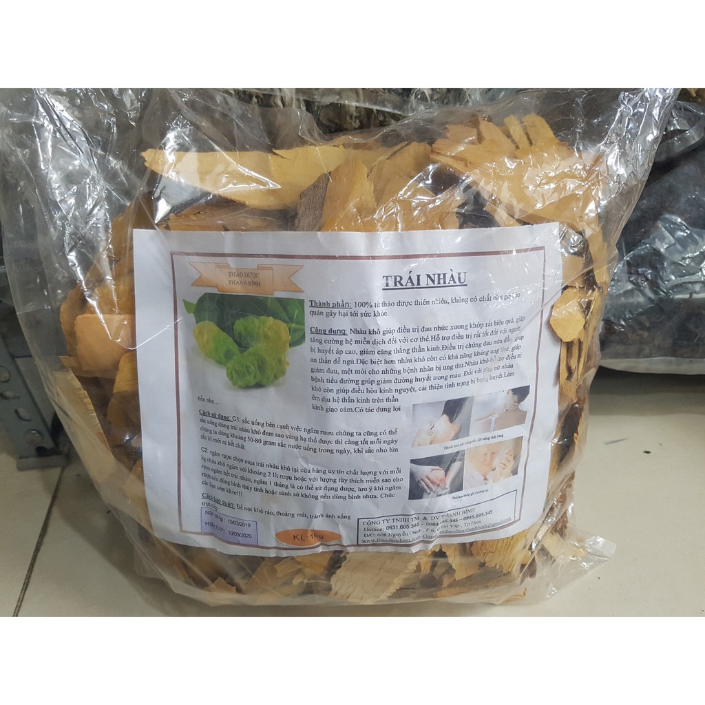 Rễ Nhàu Khô 1Kg - Hàng Chọn Lọc Chất Lượng - Lương Y Thanh Bình