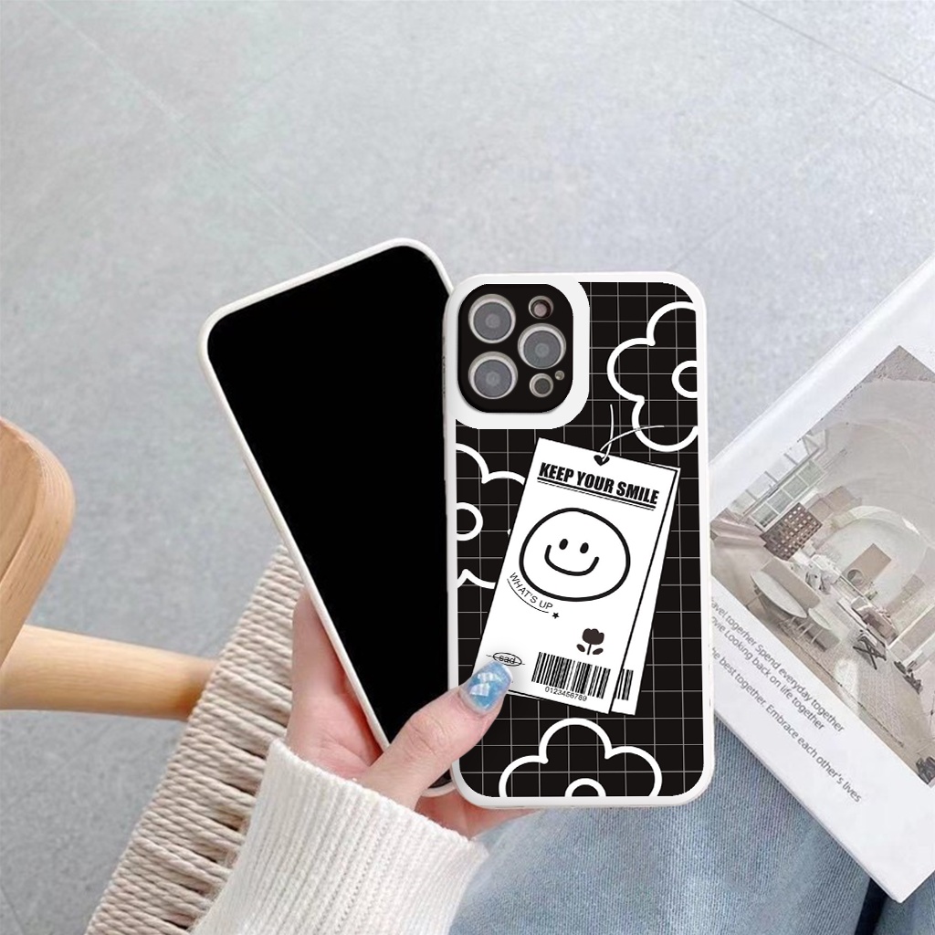 Ốp Iphone hình Tag Bill mặt cười ốp lưng iphone viền vuông cho 6 6plus 7plus x xsmax 11 11promax 12 13pro 13promax
